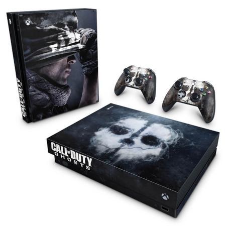 Skin Adesivo Xbox 360 Slim - Call Of Duty Ghosts em Promoção na