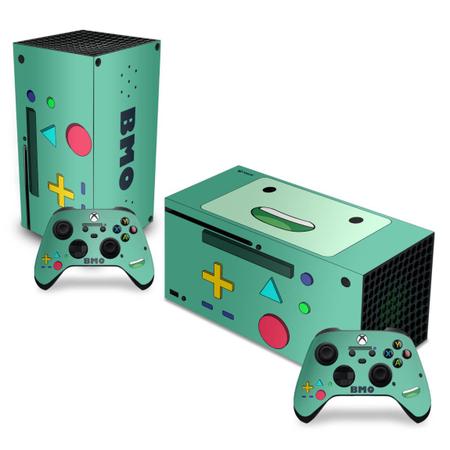 Adesivo Compatível Xbox Series X Skin - BMO Hora de Aventura - Pop