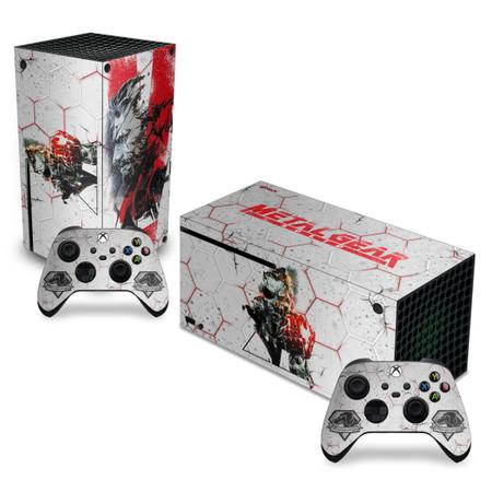 Imagem de Adesivo Compatível Xbox Series X Horizontal Skin - Metal Gear Solid