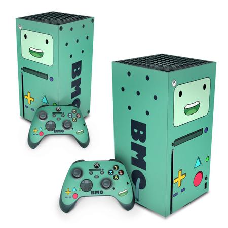 Adesivo Compatível Xbox Series X Skin - BMO Hora de Aventura - Pop