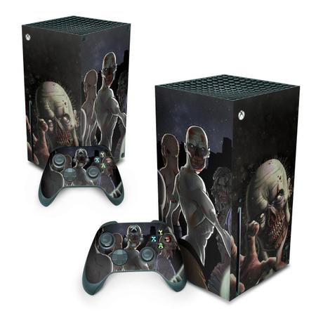 Adesivo Compatível Xbox Series X Horizontal Skin - Zombie Zumbi The Walking  - Pop Arte Skins - Acessórios Xbox Series X - Magazine Luiza