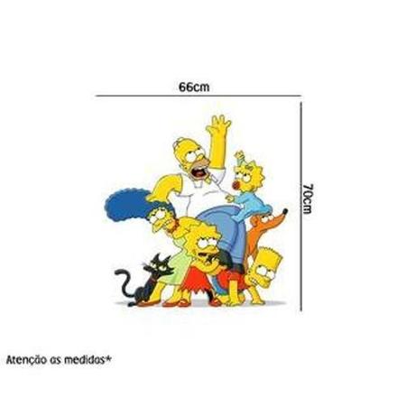 Imagem de Adesivo De Geladeira Família Simpsons