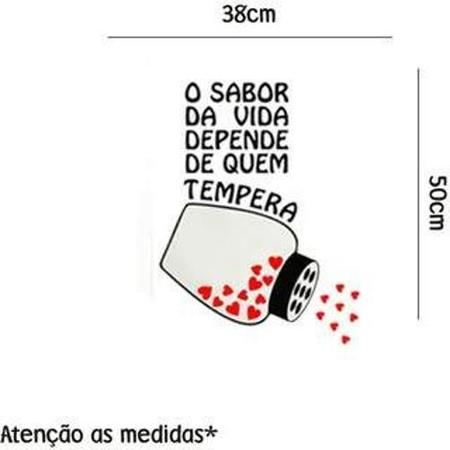 Adesivo De Geladeira O Sabor Da Vida - Lojinha Da Luc Adesivos Imagem de Adesivo De Geladeira O Sabor Da Vida