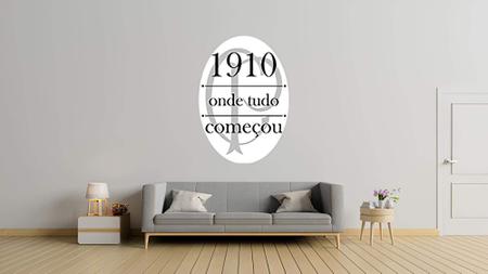 Adesivo De Parede 1910 Onde Tudo Começou - Lojinha Da Luc Adesivos Imagem de Adesivo De Parede 1910 Onde Tudo Começou