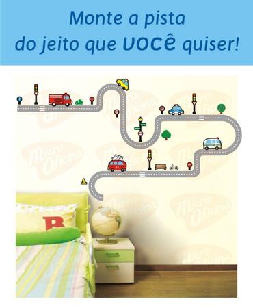 Adesivo De Parede - Decorativo Cidade Pista de Carros - Micro Oficina -  Adesivo Decorativo - Magazine Luiza