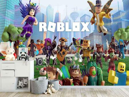 Papel De Parede Adesivo Para Decoração Roblox com o Melhor Preço é