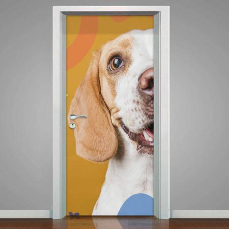 Adesivo Decorativo Porta Cachorros Pet Shop Dog Fofinhos