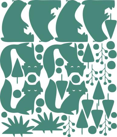 Adesivo Decorativo de Parede floresta Encantada Quarto Infantil - Stickhome/Imprimax Imagem de Adesivo Decorativo de Parede floresta Encantada Quarto Infantil