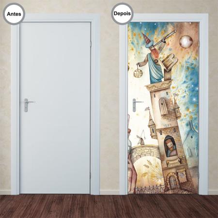 Imagem de Adesivo Decorativo de Porta - Fantasia - 039pt