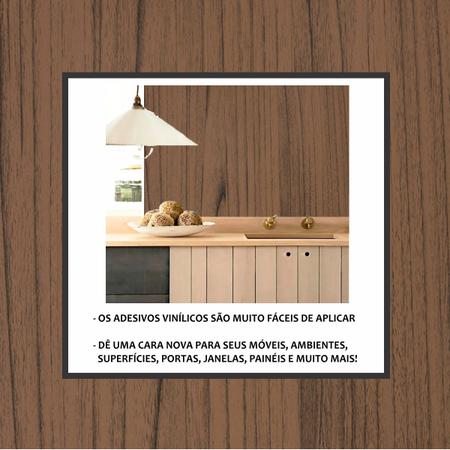 Imagem de Adesivo Decorativo Envelopamento Parede Sala Quarto Móveis Armário Contact Madeira Imbuia 45cmx10m