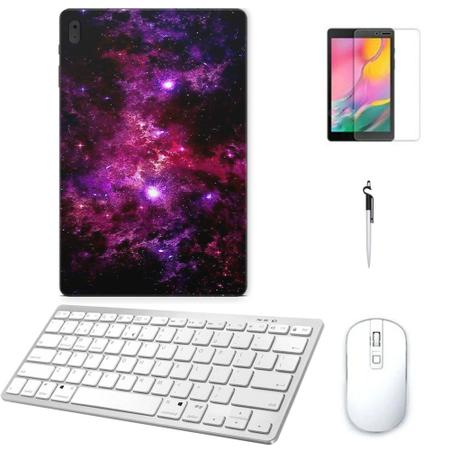 Adesivo Galaxy Tab S8 SM-X7068 Galáxia 3 /Tecl/Mou/Can/Pel Branco - Skin Zabom Imagem de Adesivo Galaxy Tab S8 SM-X7068 Galáxia 3 /Tecl/Mou/Can/Pel Branco