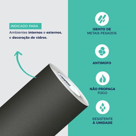 Adesivo Jateado Fumê p/ Privacidade Janela Blindex 0,61x1M - IMPRIMAX Imagem de Adesivo Jateado Fumê p/ Privacidade Janela Blindex 0,61x1M