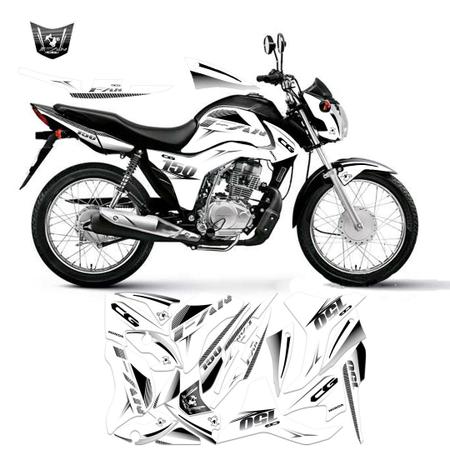 Adesivo personalizado honda fan cg 150 família do grau 2011-2015 premium  plus - OLIGRAPHICS - Adesivo para Moto - Magazine Luiza