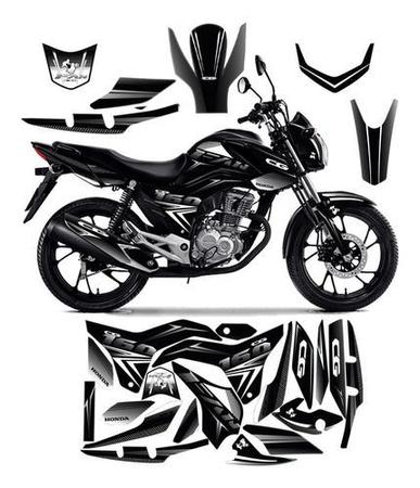 Adesivo personalizado honda fan cg 160 família do grau 2015-2020 premium  plus - OLIGRAPHICS - Adesivo para Moto - Magazine Luiza