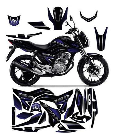 Adesivo personalizado honda fan cg 150 família do grau 2011-2015 premium  plus - OLIGRAPHICS - Adesivo para Moto - Magazine Luiza