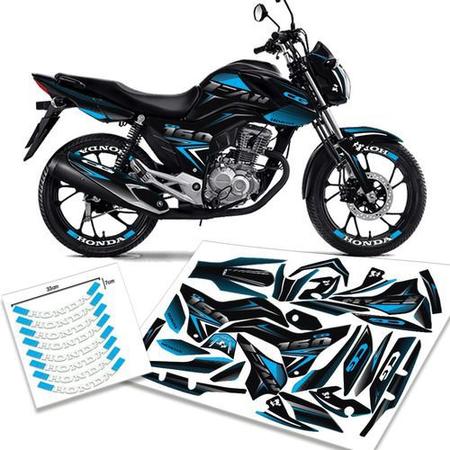 Adesivo personalizado honda fan cg 150 família do grau 2011-2015 premium  plus - OLIGRAPHICS - Adesivo para Moto - Magazine Luiza