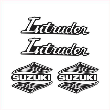 Kit Adesivos Suzuki Intruder 125 Resinado It003