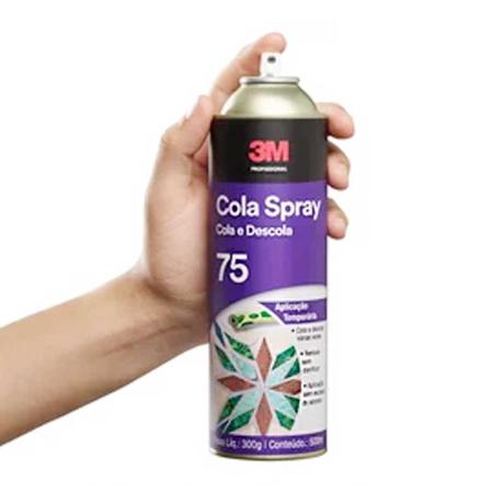 Imagem de Adesivo Spray 3m 75 Cola Reposicionavel Sublimação Silk Scre