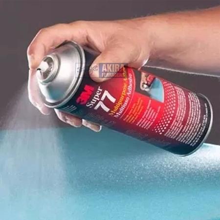 Imagem de Adesivo Spray 3m 77 330g Cola Isopor Papel Cortiça Acetato