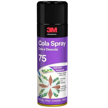 Imagem de Adesivo Spray 75 Cola e Descola 300 Gramas - HB004539738 - 3M