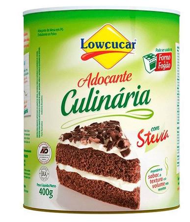 Imagem de Adoçante culinária forno e fogão com stévia Lowçúcar