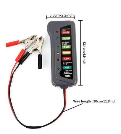 Imagem de Ador De Bateria E Alternador Automotivo 12V Moto Carro