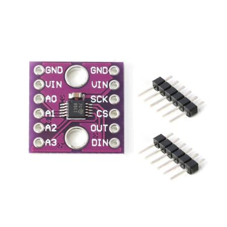 Imagem de ADS118 Modulo Conversor Analogico Digital ADC 4 Canais