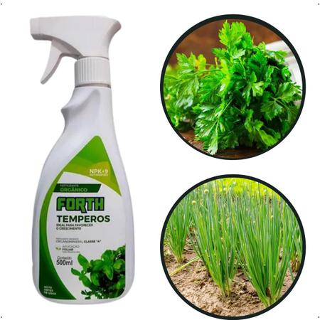 Imagem de Adubo Fertilizante Orgânico Forth Temperos 500ml Pronto Uso