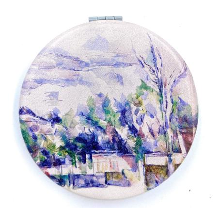 Aeisage Compact Mirror White Pocket Mirror Bulk para Crianças Pequeno Espelho de Viagem Paul Cezanne Art Print Unique Makeup Gift for Girls, Diâmetro 2,75 x 0,4 Espessura Imagem de Aeisage Compact Mirror White Pocket Mirror Bulk para Crianças Pequeno Espelho de Viagem Paul Cezanne Art Print Unique Makeup Gift for Girls, Diâmetro 2,75 x 0,4 Espessura