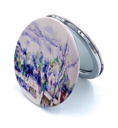 Aeisage Compact Mirror White Pocket Mirror Bulk para Crianças Pequeno Espelho de Viagem Paul Cezanne Art Print Unique Makeup Gift for Girls, Diâmetro 2,75 x 0,4 Espessura Imagem de Aeisage Compact Mirror White Pocket Mirror Bulk para Crianças Pequeno Espelho de Viagem Paul Cezanne Art Print Unique Makeup Gift for Girls, Diâmetro 2,75 x 0,4 Espessura