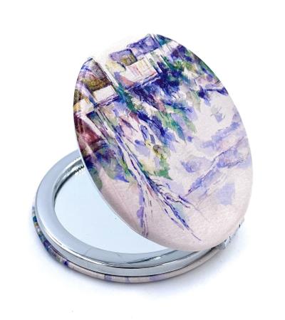 Aeisage Compact Mirror White Pocket Mirror Bulk para Crianças Pequeno Espelho de Viagem Paul Cezanne Art Print Unique Makeup Gift for Girls, Diâmetro 2,75 x 0,4 Espessura Imagem de Aeisage Compact Mirror White Pocket Mirror Bulk para Crianças Pequeno Espelho de Viagem Paul Cezanne Art Print Unique Makeup Gift for Girls, Diâmetro 2,75 x 0,4 Espessura