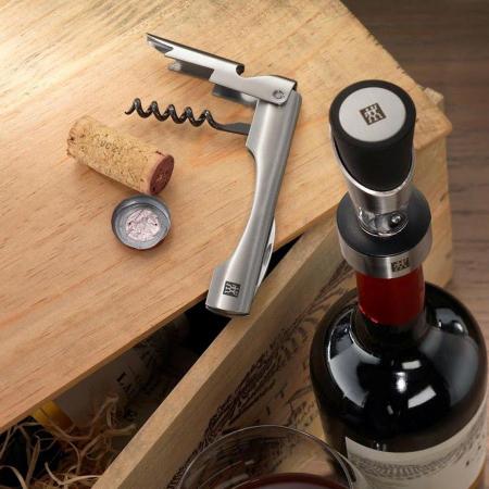 Imagem de Aerador de vinhos salva gotas inoxidável, ZWILLING Sommelier