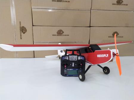 Aeromodelo Piper Avião De Controle Remoto Trainer 4ch Kit 4 em