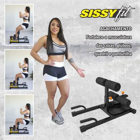 Agachamento Sissy Squat Flexão Academia - SISSY FIT - Apoio para Flexão -  Magazine Luiza