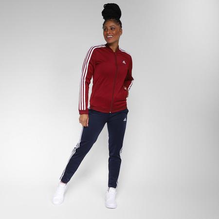 Agasalho Adidas 3 Listras Feminino Agasalho e Moletom Esportivo
