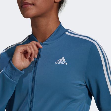Agasalho adidas feminino azul sales