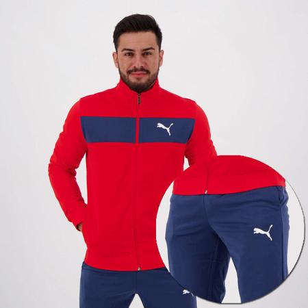 Agasalho Puma Techstripe Tricot Suit Masculino Agasalho e