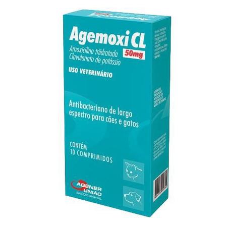 Imagem de Agemoxi cl agener uniao 50mg 10 comprimidos