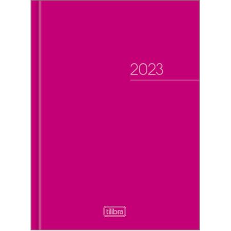 Imagem de Agenda Costurada Diária Pepper Rosa M4 2023 - Tilibra