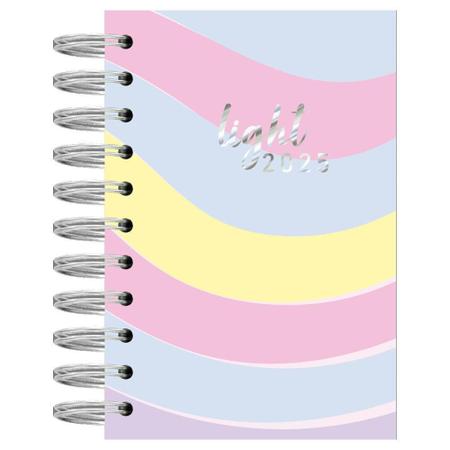 Agenda Diária 2025 Esp 160Fls Linhas Pastéis Light Kit Imagem de Agenda Diária 2025 Esp 160Fls Linhas Pastéis Light Kit