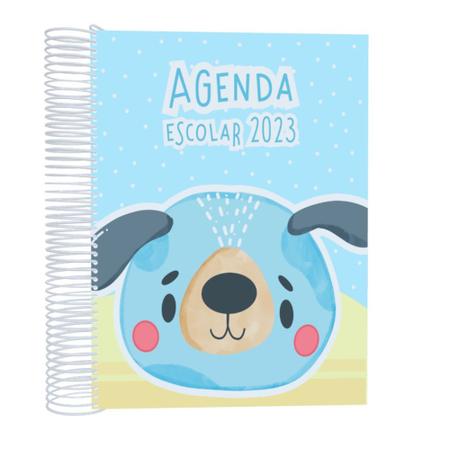 Agenda Escolar 2023 Infantil, Cute Menino Azul