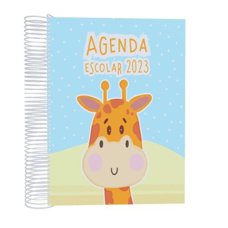 Agenda Escolar 2023 Infantil, Cute Menino Azul