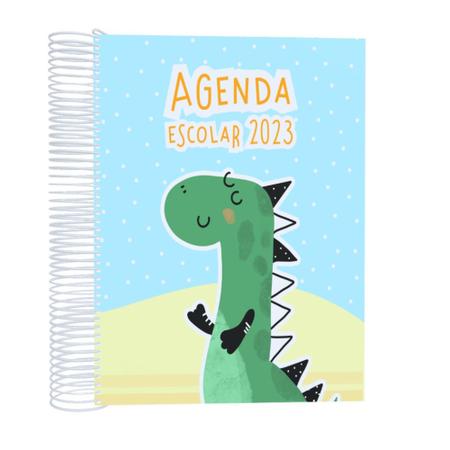 Agenda Escolar 2023 Infantil, Cute Menino Azul