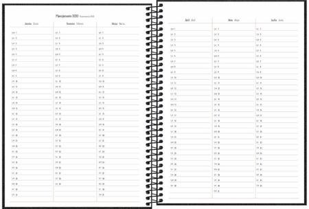 Imagem de Agenda Espiral de Mesa Cambridge Planner Manager 2020 Tilibra