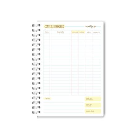 Imagem de Agenda / Planner Alfabeto Floral B - Luhcustomm