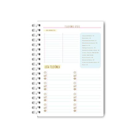 Imagem de Agenda / Planner Alfabeto Floral B - Luhcustomm