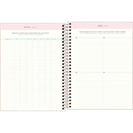 Imagem de Agenda Planner Espiral Soho 2025 Tilibra Papel 90g Tam 17x24 cm