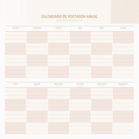 Imagem de Agenda Planner Planejamento Kraft Quadrados Jandaia 108 Fls