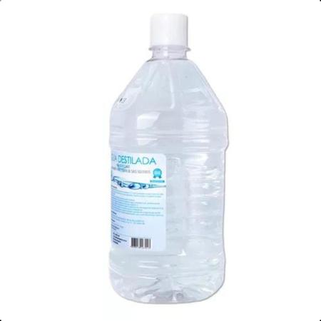 Imagem de Agua Destilada 1 Litro Para Umidificador Cpap Bipap 2 unidades