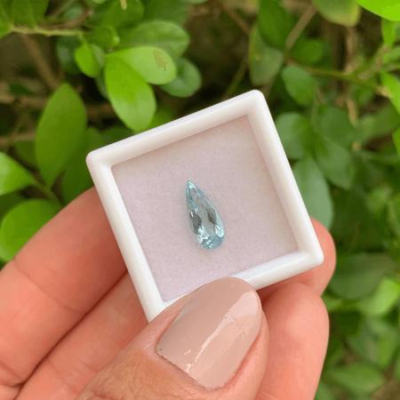 Imagem de Água Marinha Azul Lágrima 0,96ct